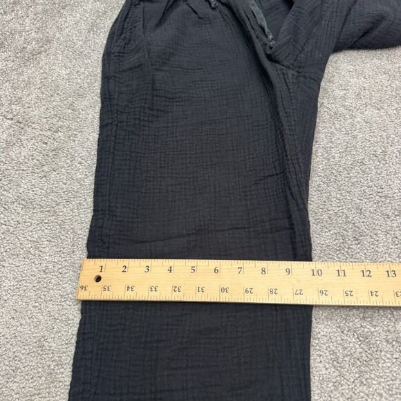 Wilfred Free Aritzia Organic Cotton Wide Leg Palazzo Pants Womens Small Black - Picture 11 of 15